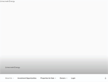 Tablet Screenshot of limecreekenergy.com